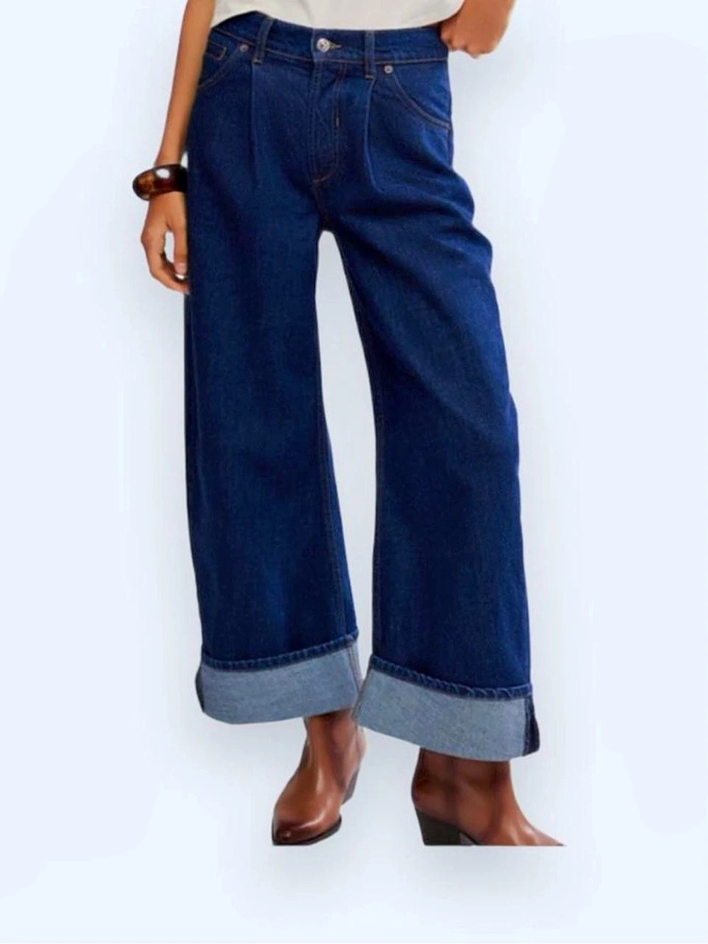 WE THE FREE - ALIA CUFFED WIDE LEG